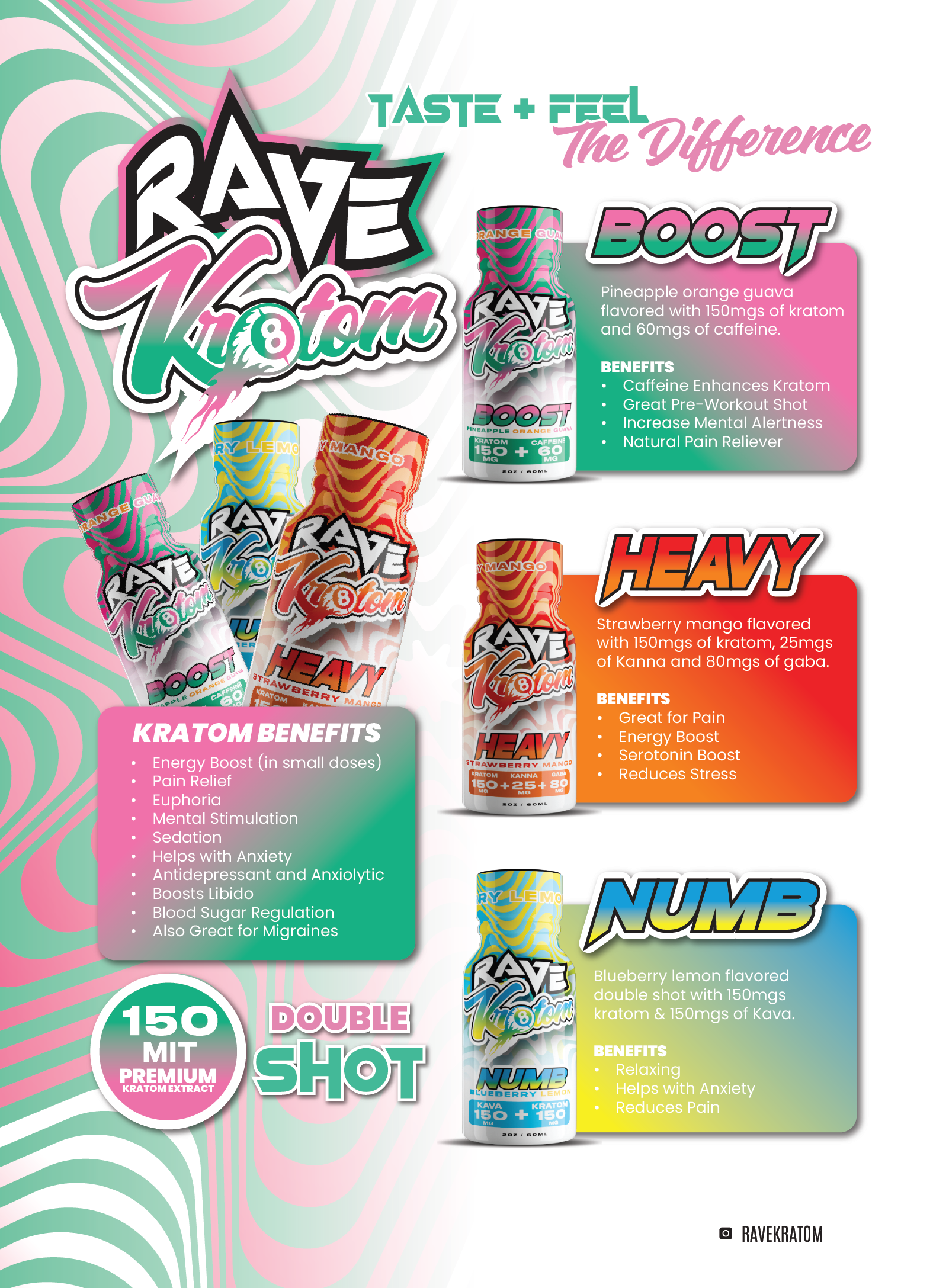 Rave 60mL Shot 12ct
